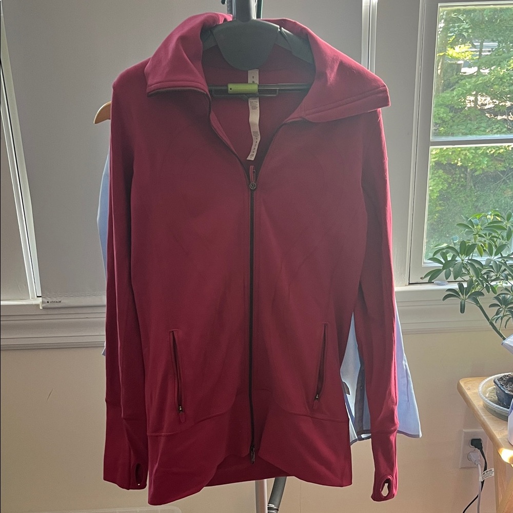 lululemon athletica Women's In Stride Jacket hot pink - washed, never worn.